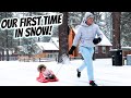 OUR FIRST SNOW DAY in CALIFORNIA !!! (so much fun)