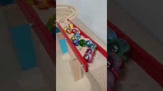 Marble Run Race ASMR HABA wave slope part14 #marblerun #マーブルラン #shorts