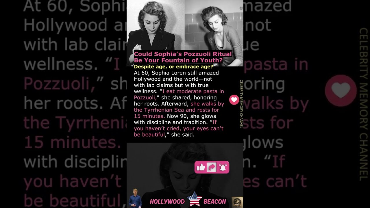 Could Sophia S Pozzuoli Ritual Be Your Fountain Of Youth 