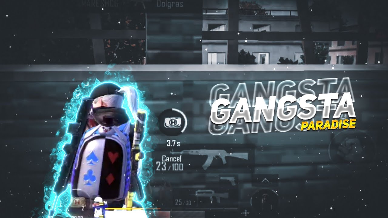 Gangsta Paradise Coolio 🖤 2 Finger + Gyro OnePlus,9R,9,8T,7T,7,6T