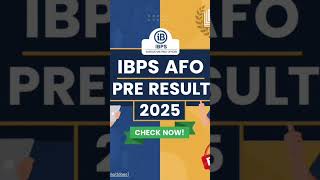 ibps afo result 2025 #ibpsafo2025 #aforesulte2025 #ibps #bankresult #latestnews #today #india