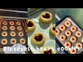 making pinterest heart cookies tiktok