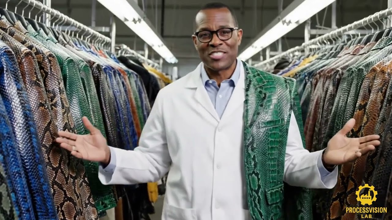 Inside Modern Snake-Leather Factory: From Snake Skin to Luxury Jacket (Full Process)