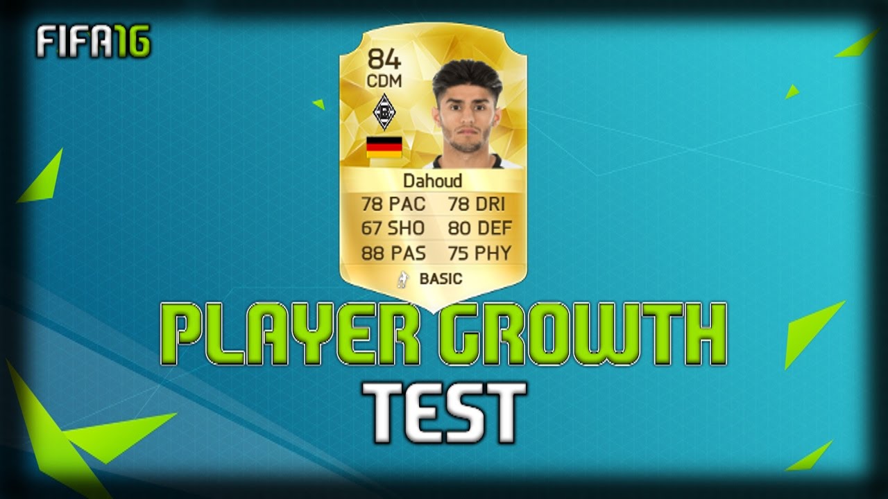 FIFA 16 | Mahmoud Dahoud | Growth Test