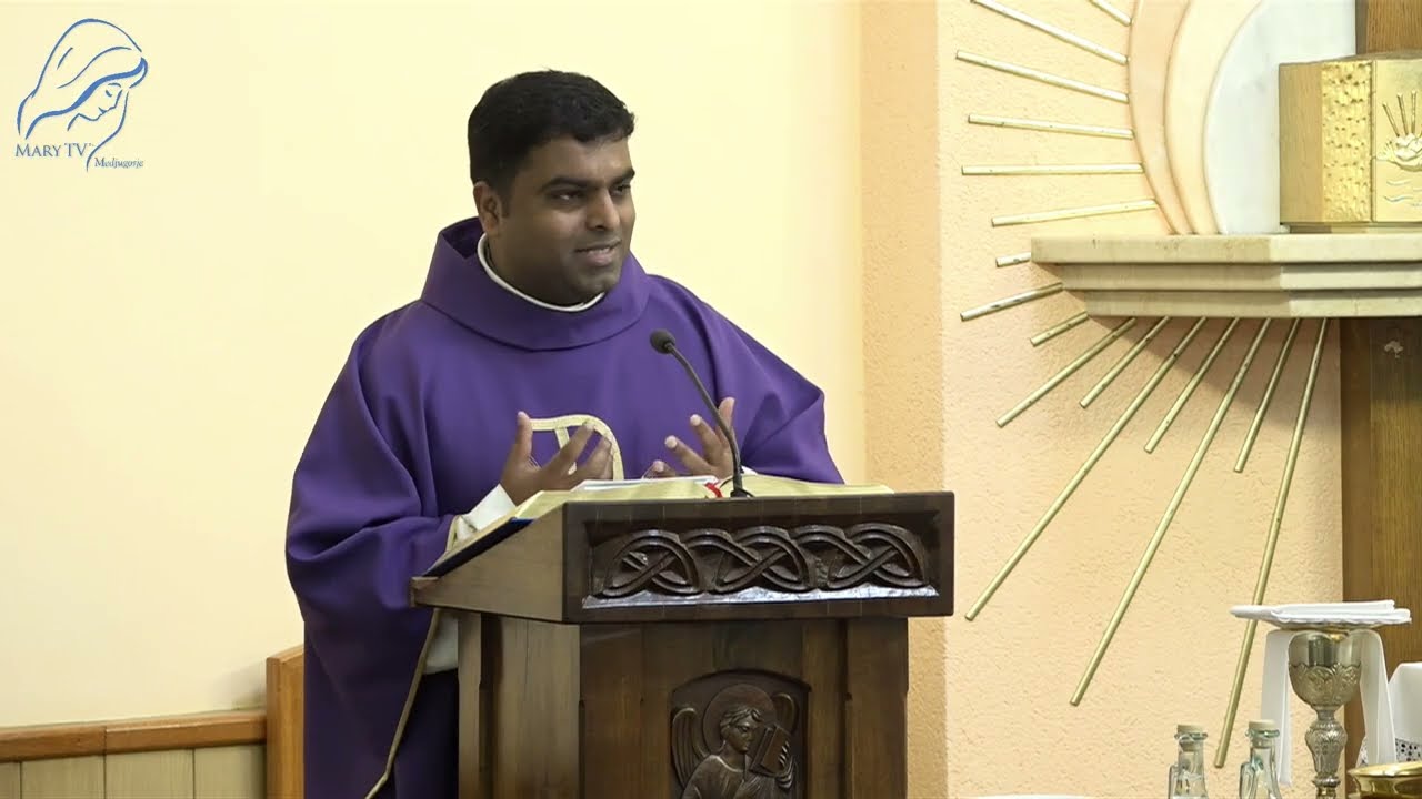 Отец Лоуренс Амальрадж | Проповедь на английском языке из Меджугорья | 2 марта 2026 г. | MaryTV