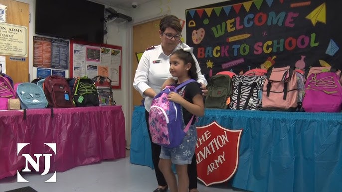 Salvation Army gives away hundreds of free backpacks in Waltham - CBS Boston