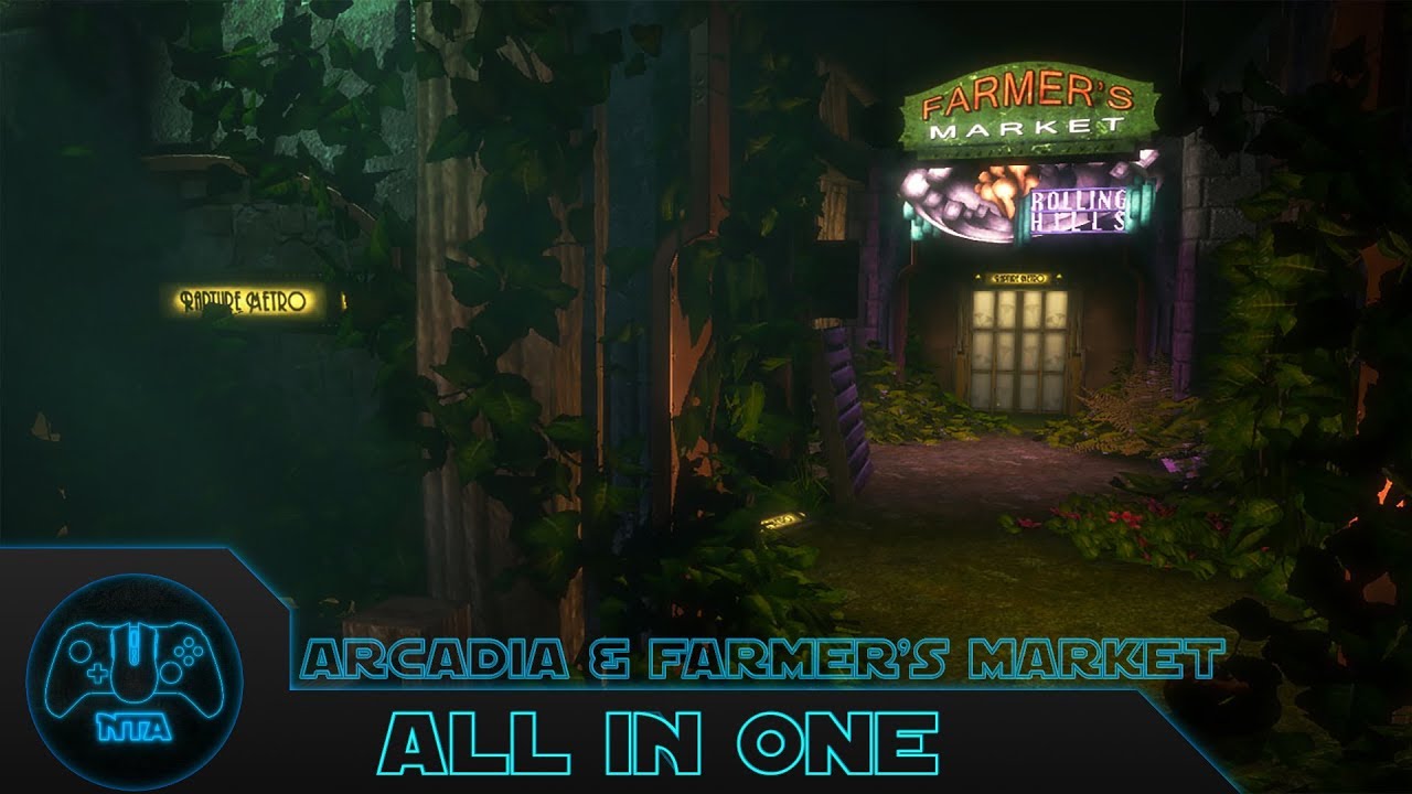 Bioshock Remastered - Arcadia & Farmer's Market - All In One - YouTube