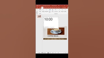 Microsoft PowerPoint Trick: How to Insert a timer in PowerPoint.