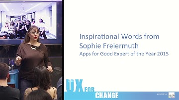 Inspirational Words from Apps for Good Expert of the Year 2015 - Sophie Freiermuth