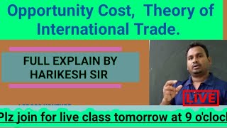 Heberler  Opportunity Cost Theory Of International Trade