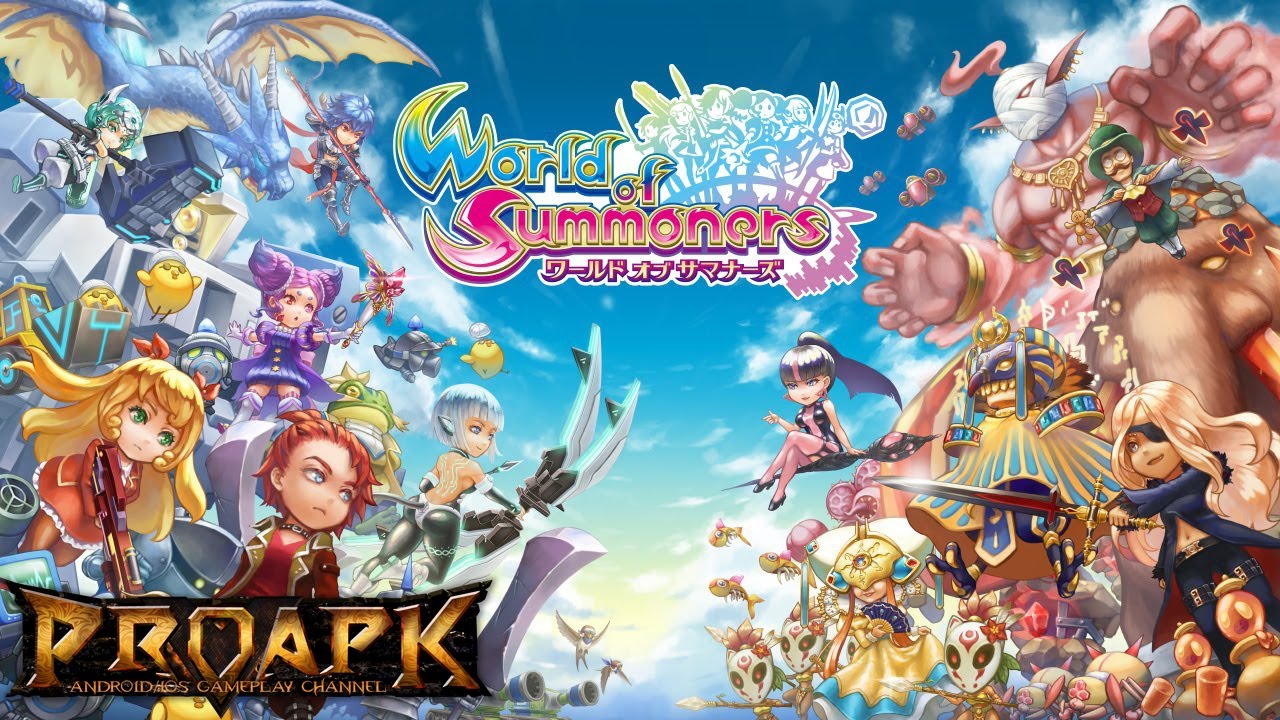 World Of Summoners Gameplay Android Ios Jp Youtube