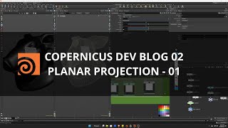 Houdini Copernicus: planar projection walkthrough 01
