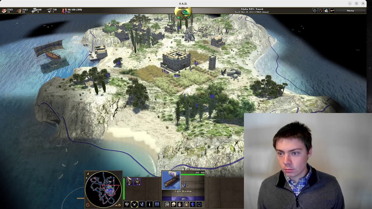 0 A.D. Gameplay   Naval battle