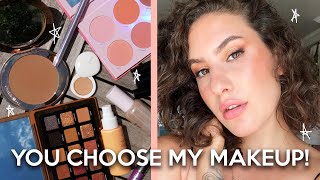 My Subscribers CHOOSE MY MAKEUP! Ft. new products | Jamie Paige