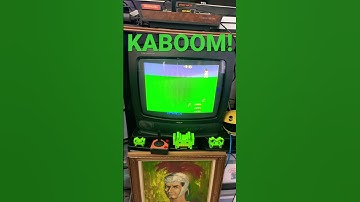 KABOOM! The Activision Atari 2600 Classic. Papa Brad Plays ATARI!
