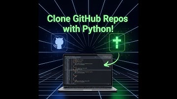 Clone a GitHub Repo using Python in an Environment.