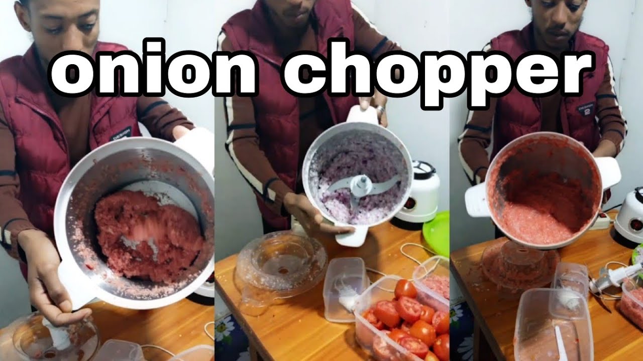 Onion Chopper for Commercial & Home Kitchen | Multipurpose Food Processor | Chat Items Onion Chopper