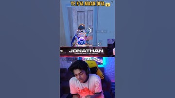 JONATHAN GAMING SHOCKED SPRAY 1V3 💀! HACKER OR WOTT 😰! #jonathangaming #shorts #bgmi