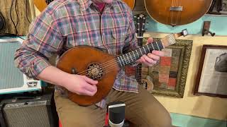 1770s Preston English guittar (guitar/cittern/gittern)