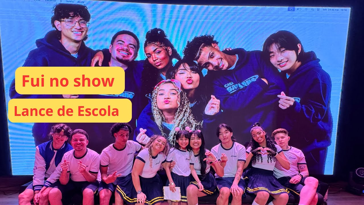 Fui no show Lance de Escola @KyshaeMine