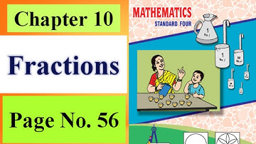 Fractions 4th Class maths page no 56