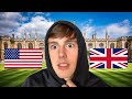 American Reacts to "University: UK vs. USA"