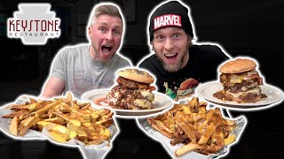 INVADER BURGER CHALLENGE in UNDER 10 MINUTES! @Josh-The-Goat Keystone Diner US #8