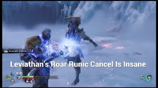Leviathan's Roar Runic Cancel Is Absolutely Wicked | God of War Ragnarok