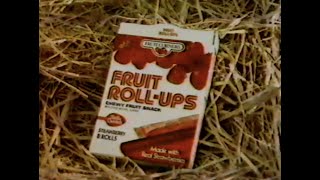 Fruit Roll-Ups Food Commercial - 1982