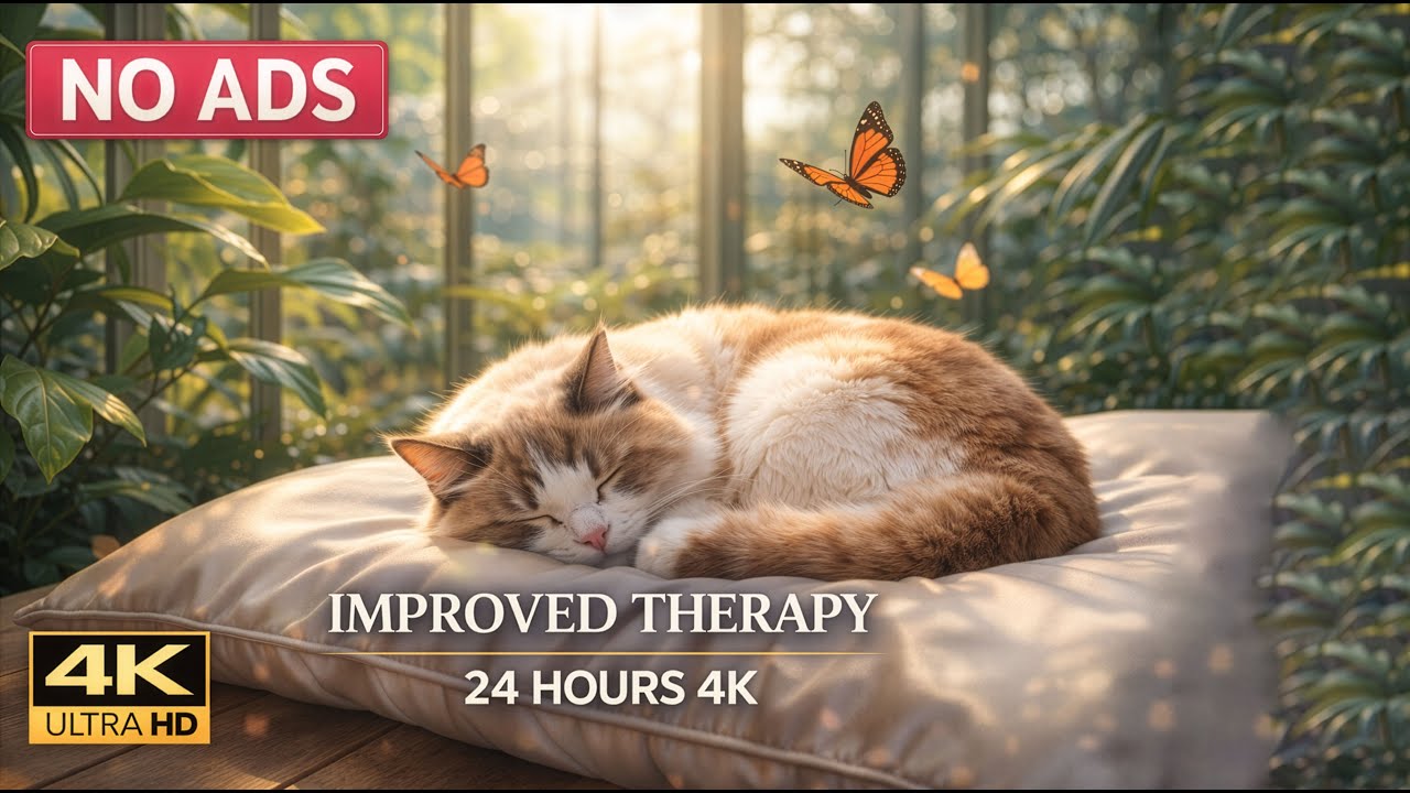 Calming Music for Cats With Anxiety 🐾🎵 Soothing Sounds For Deep Sleep, Healing Insomnia, Relaxing