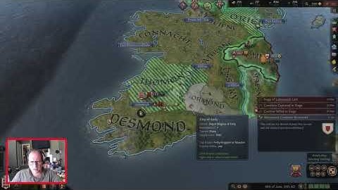 Noob Island (Newbie Island aka Ireland) in a CKII (Crusader Kings III) Let