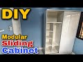 DIY SLIDING CABINET | Laminated Modular Sliding Cabinet | chitman