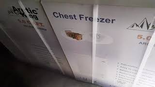 Unboxing Arctic King 5.0 cu ft chest freezers /Walmart in NC
