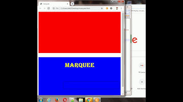 HOW TO PUT MARQUEE IN HTML  USING NOTEPAD++