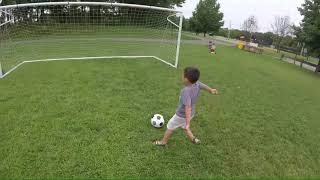 Andy Playing Soccer