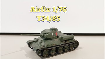 Airfix 1/76 T34/85 Full build
