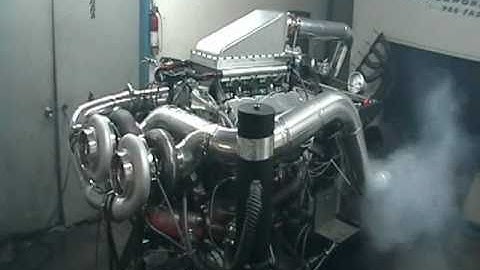 2200 HP Twin Turbo 540 Dyno Pull Video V8TV
