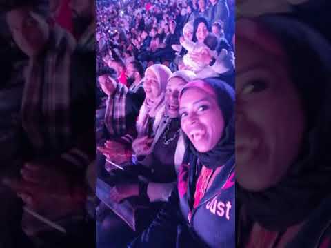 جمهورنانسي عجرم مفيش حاجه تيجي كدا بحفل عيد الحب