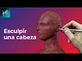 Como hacer la escultura de una cabeza paso a paso - Clase gratuita