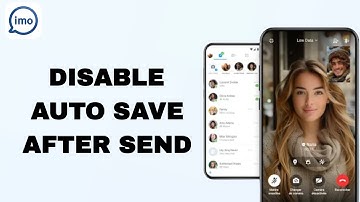 Hoe u automatisch opslaan na verzending in de IMO-app kunt uitschakelen | Stap voor stap