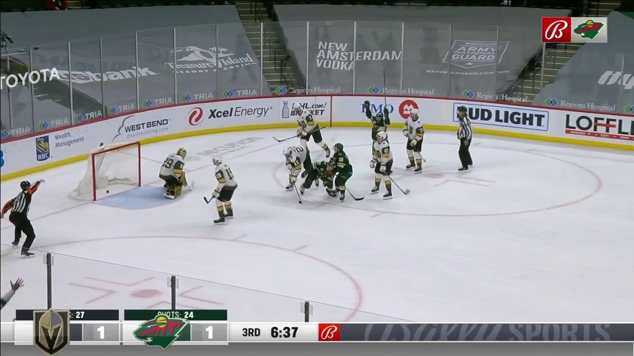 Watch Kirill Kaprizov Scores Twice In Wild S Ot Loss To Knights Youtube