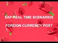 Sap real time   foreign currency posting
