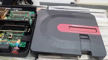 Inside a Sharp twin famicom disk system
