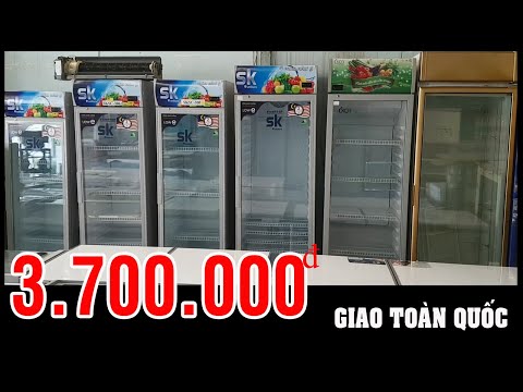 Bán tủ mát cũ 200L 300L 400 lít hiệu Sumikura, Alaska, Sanaky giá rẻ HCM