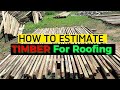 The EASIEST way to Estimate TIMBER Quantity for a Roof!