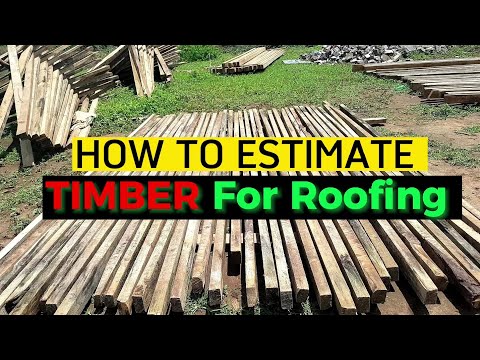 The EASIEST way to Estimate TIMBER Quantity for a Roof!