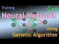 Training a Neural Network using Genetic Algorithm