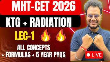 Kinetic Theory of Gases 🔥  | MHT-CET 2026 | 5 year PYQs
