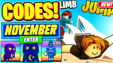 ⚠️New⚠️ ALL WORKING CODES For Climb And Jump Tower November 2025 - Roblox Climb And Jump Tower Code