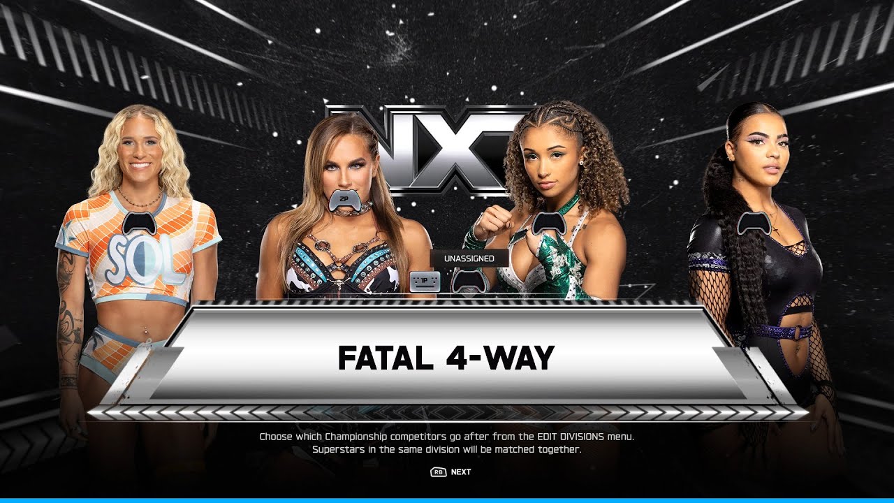 Fallon Henley VS Kelani Jordan VS Sol Ruca VS Jaida Parker [2K25] - YouTube